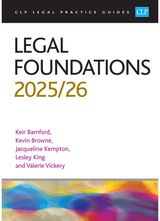 Legal Foundations 2025/26: Legal Practice Course Guides (LPC)