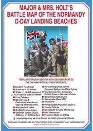 Major & Mrs Holts Battle Map of The Normandy D-Day Landing Beaches (Map)