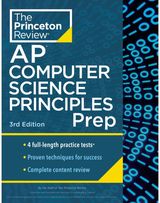 Princeton Review AP Computer Science Principles Prep, 2024 4 Practice Tests +