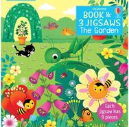 Usborne Book and 3 Jigsaws: The Garden