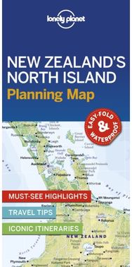 Lonely Planet New Zealand's North Island Planning Map