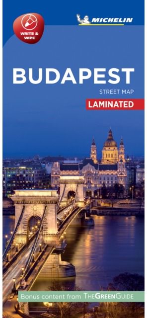 BUDAPEST - Michelin Laminated City Plan