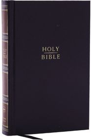 NKJV, Compact Center-Column Reference Bible, Hardcover, Red Letter, Comfort Print