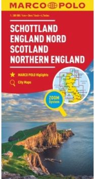 Scotland Marco Polo Map: Also covers Northern England Also covers Northern England