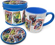 MARVEL RETRO (COLLECTORS CARDS) MUG TIN SET