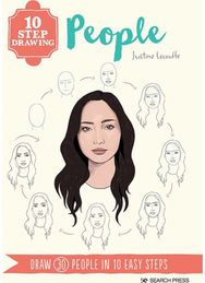 10 Step Drawing: People Draw 30 People in 10 Easy Steps