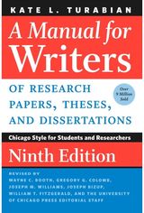 Manual for Writers Chicago Style for