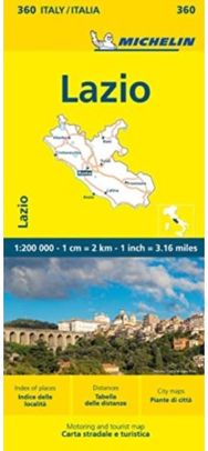 Lazio - Michelin Local Map 360