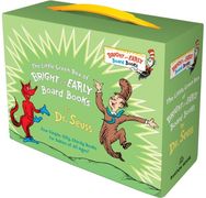 Little Green Boxed Set of Bright and Early Board Books: Fox in Socks; Mr. Brown Can Moo! Can You?; There's a Wocket in My Pocket!; Dr. Seuss's ABC Brown Can Moo! Can You?; There's a Wocket in My Pocket!; Dr. Seuss's ABC