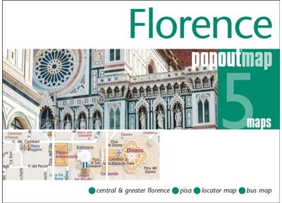 Florence PopOut Map Handy pocket size