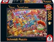 Cat Mania by Steve Sundram - 1000 Piece Schmidt Puzzle