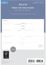 A5 Minimal Week On Two Pages 2024