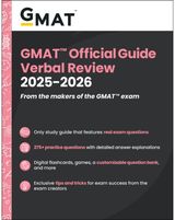GMAT Official Guide Verbal Review 2025-2026 Book + Online