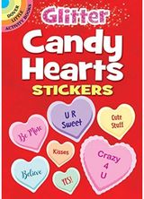 Glitter Candy Hearts