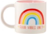 Sass & Belle Chasing Rainbows Good Vibes Only Mug
