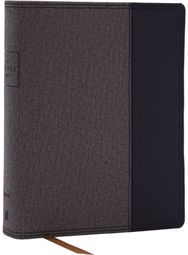 Prayer Bible: Pray God’s Word Cover to Cover (NKJV, Black/Gray Leathersoft, Red Letter, Comfort Print)