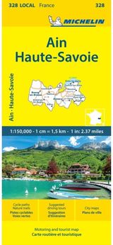 Ain Haute-Savoie - Map