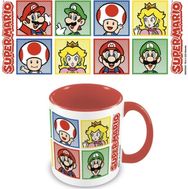 Super Mario (4 Colour) Red 11oz/315ml Coloured Inner Mug