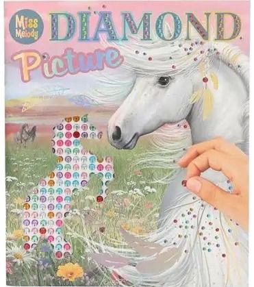 Mis Melody sukurk savo deimantinę paveikslėlių lipdukų knygelę