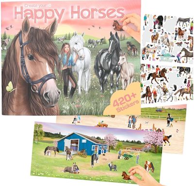 Sukurkite savo "Laimingų Arklių" spalvinimo knygelę