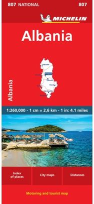 Albania - Michelin National Map 807
