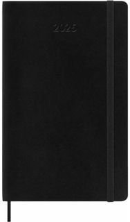 Moleskine 2025 12-Month Weekly Large Softcover Notebook: Black
