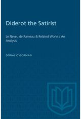 Diderot the Satirist Le Neveu De Rameau & Related Works / an Analysis