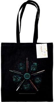 Harry Potter (Wands) Black Tote Bag