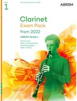 Clarinet Exam Pack from 2022, ABRSM Grade 1 Selected from the syllabus from 2022. Clarinet Part, Piano Accompaniment, Scales & Sight-Reading