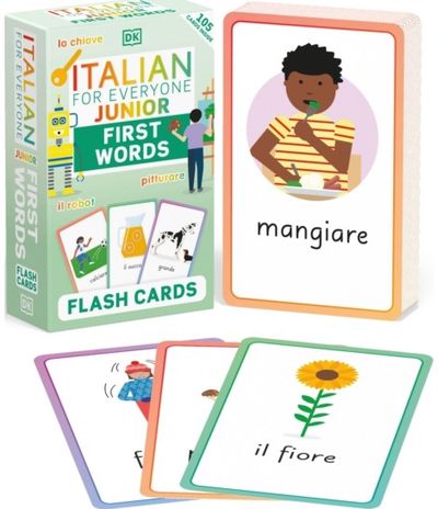 Italian for Everyone Junior First Words Flash Cards