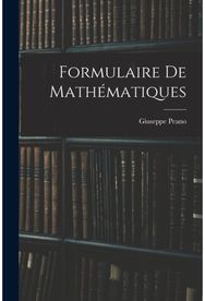 Formulaire de mathematiques