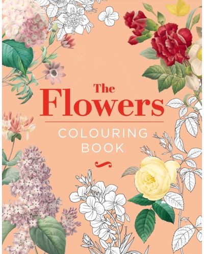 Flowers Colouring Book Hardback Gift Edition