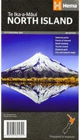 North Island New Zealand Map