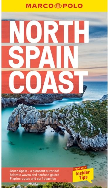 North Spain Coast Marco Polo Pocket Travel Guide - with pull out map