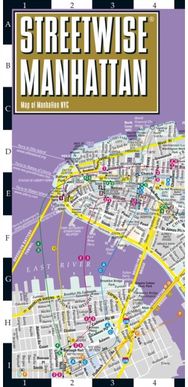 Streetwise Manhattan Map - Laminated City Center Street Map of Manhattan, New York