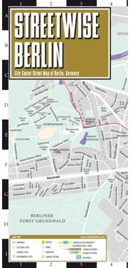 Streetwise Berlin Map - Laminated City Center Street Map of Berlin, Germany