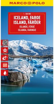 Iceland Marco Polo Map: Including Faroe Islands