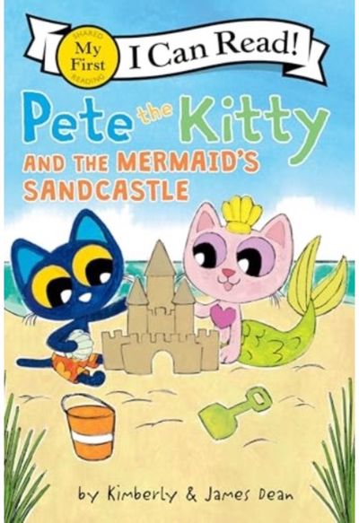 Pete the Kitty and the Mermaids Sandcastle