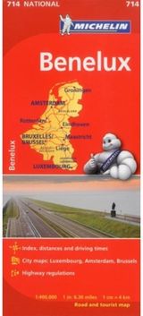 Benelux - Michelin National Map 714