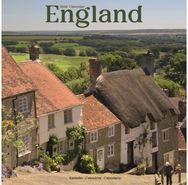 England Square Wall Calendar 2025