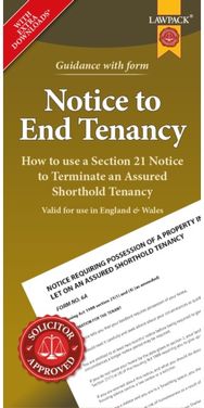 Notice to End Tenancy: How to use a Section 21 Notice to terminate an Assured Shorthold Tenancy 21 Notice to terminate an Assured Shorthold Tenancy