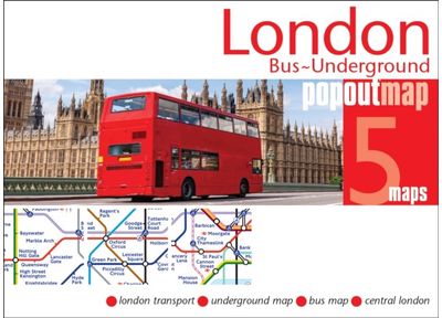 London Bus and Underground PopOut Map