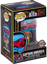 Funko Pop! Marvel - Black Light Captain America