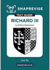 SnapRevise Richard III Text Guide for English Literature