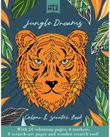 Jungle Dreams Colour and Scratch Book