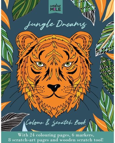 Jungle Dreams Colour and Scratch Book