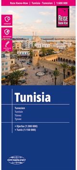 Tunisia (1:600.000) with Djerba (1:300k) and Tunis (1:150