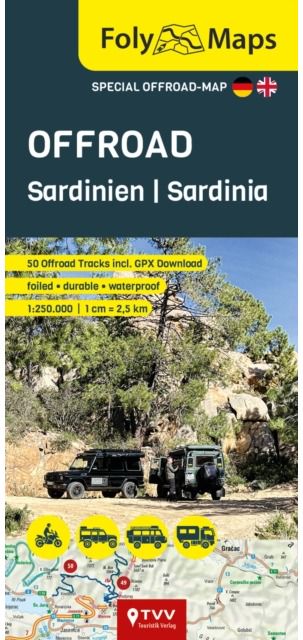 FolyMaps OFFROAD Sardinia 1:250,000
