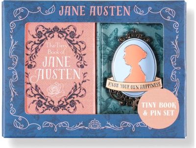 Jane Austen Tiny Book and Pin Set