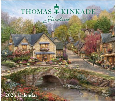 Thomas Kinkade Studios 2026 Deluxe Wall Calendar